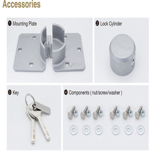 Candado de grillete oculto de 73mm de alta calidad, superventas MK618, candado con llave impermeable, candado de disco de Hockey de acero endurecido - Product Image 3