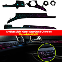 Kit d'éclairage d'ambiance pour Jeep Grand Cherokee 2011-2021 |   Projecteur LED 19 points lumineux effet ciel étoilé et arc-en-ciel, version OEM 1:1 avec contrôle par application amélioré