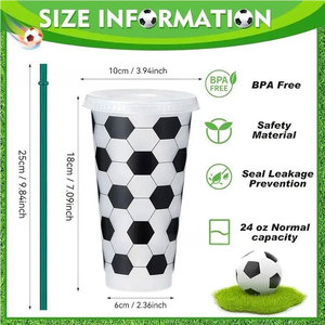 Botella <span class=keywords><strong>de</strong></span> Plástico PP para Llevar, para la Copa Mundial <span class=keywords><strong>de</strong></span> Fútbol, Resistente a Fugas, Ligera, Segura para Alimentos, Reciclable, Ideal para Uso en Estadios - Product Image 2