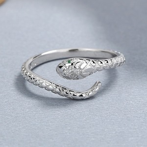 Nabest <span class=keywords><strong>925</strong></span> <span class=keywords><strong>argento</strong></span> Sterling anelli a forma di serpente 18k placcato oro regolabile anelli personalizzati per donne produttore di gioielli - Product Image 6