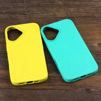 Coque de téléphone biodégradable et recyclée pour iPhone 17 16 15 Pro Max – Housse de protection durable pour mobile