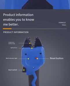 <span class=keywords><strong>Pince</strong></span> à <span class=keywords><strong>sertir</strong></span> rechargeable Outil hydraulique alimenté par batterie - Product Image 5