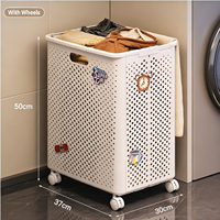 Panier à linge pliable, rangement domestique multifonctionnel pour vêtements, adapté à la salle de bain