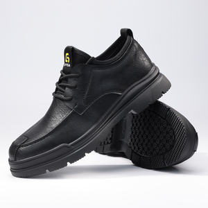 Zapatos <span class=keywords><strong>de</strong></span> Chef Negros con Suela Suave Antideslizante, Zapatos <span class=keywords><strong>de</strong></span> Seguridad <span class=keywords><strong>de</strong></span> Moda SRC, Botas Casuales <span class=keywords><strong>de</strong></span> Cuero para Hombre, Zapatos <span class=keywords><strong>de</strong></span> Trabajo Impermeables Resistentes al Aceite - Product Image 2