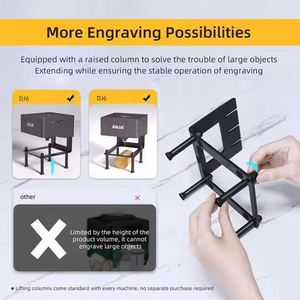 Máquina Láser Mini <span class=keywords><strong>Daja</strong></span> Dj6 para Bricolaje, <span class=keywords><strong>Grabador</strong></span> Láser Portátil para Madera, Plástico y Papel, Máquina Pequeña de Grabado - Product Image 3