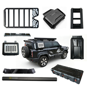 Aluminum Car Roof Luggage Rack <b>Baskets</b> Side Ladder Side Box Side Tent Roof Box Loading Series <b>for</b> Beijing BJ40 - Product Image 1