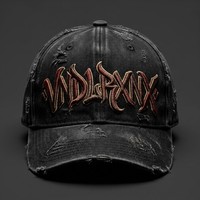 Cappellino da Baseball Vintage a Tesa Piatta, Strutturato a 6 Pannelli in Twill, Stile Retrò Hip Hop, Regolabile con Chiusura Posteriore