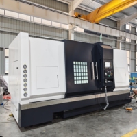 Tour CNC à banc incliné avec outils motorisés, contrepoinçon hydraulique et tourelle d'outils motorisés à 12 positions pour l'usinage de pièces automobiles