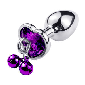 Plug anale in metallo intimo con gioielli in cristallo Plug Butt Touch liscio senza vibratore anale Bead ano dilatatore giocattoli anali per uomo/donna - Product Image 3