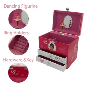 Caja Musical <span class=keywords><strong>para</strong></span> Joyas Jakos con 2 Cajones y Canción <span class=keywords><strong>de</strong></span> El Lago <span class=keywords><strong>de</strong></span> los Cisnes - Ideal <span class=keywords><strong>para</strong></span> Regalo <span class=keywords><strong>de</strong></span> Cumpleaños, <span class=keywords><strong>Navidad</strong></span> y Festividades <span class=keywords><strong>para</strong></span> Niñas - Product Image 2