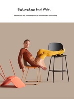 Chaises de conférence et de négociation – Design nordique moderne empilable, en PU, sans accoudoirs, mobilier de bureau