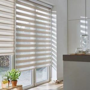 Cortina enrollable doble moderna persianas tela <span class=keywords><strong>de</strong></span> cebra <span class=keywords><strong>para</strong></span> artículos <span class=keywords><strong>de</strong></span> decoración del hogar <span class=keywords><strong>para</strong></span> <span class=keywords><strong>ventanas</strong></span> <span class=keywords><strong>de</strong></span> cocina - Product Image 1