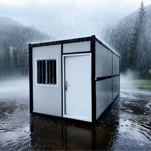 Maison conteneur pliable en acier, isolée et préfabriquée pour climat extrêmement froid, bâtiment modulaire pour camping, bureau et usage résidentiel - Product Image 1
