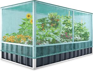 GB09090-H30 lit de jardin <span class=keywords><strong>surélevé</strong></span> <span class=keywords><strong>en</strong></span> métal pour les plantes, les fleurs, les légumes et les herbes. - Product Image 5