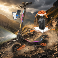 Skuter Listrik Lipat Tufront E7 Ultra Factory Ban Tebal Cepat Bertenaga Motor Ganda untuk Dewasa Skuter Listrik Off Road