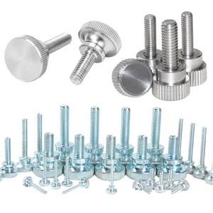 M4 <span class=keywords><strong>M5</strong></span> M6 <span class=keywords><strong>vite</strong></span> a pollice M8-M12 304 in acciaio inossidabile <span class=keywords><strong>vite</strong></span> zigrinata a mano manopola maniglia 40mm collegamento M3.5 M2 filettatura lunghezza 30mm - Product Image 1