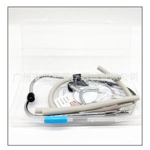 Stéthoscope médical jetable à tête entièrement en cuivre blanc pour l'écoute du rythme cardiaque fœtal des femmes enceintes à domicile - Product Image 1