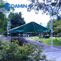 Structure en aluminium pour scène, station DJ, structure métallique pour événements extérieurs, écran LED, système de levage au sol
