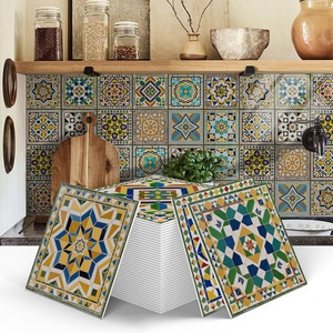 Adesivo 3D Geometrico Autoadesivo per Piastrelle, Sticker da Parete in PVC Impermeabile, Decorazione Interna per Cucina - Product Image 1