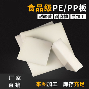 Láminas de plástico de polipropileno blanco de grado alimenticio, cortadas a medida para tablas de cortar y almohadillas para máquinas - Product Image 4