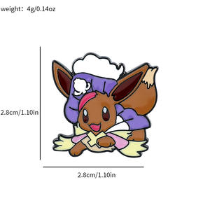 Kreative Gengar Kabimon lustige Pokémon Metall Abzeichen Haustier benutzer definierte digitale Messing medaille für Sport-Themen Handwerk Geschenk - Product Image 2