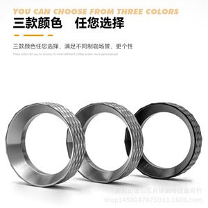 Portafiltro para máquina de espresso de 51 mm con anillo magnético antipolvo para filtro de café, para uso doméstico - Product Image 3