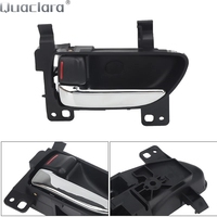 Poignées de porte intérieures de voiture Quaclara en plastique poli, ajustement universel pour Forester Impreza Legacy Crosstrek BRZ XV Outback