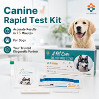Test combiné Parvovirus/Giardia CPV/GIA Canin – Kit de détection vétérinaire rapide triple en une étape pour hôpitaux vétérinaires