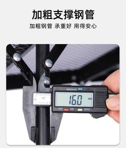 Table de restaurant d'extérieur de qualité commerciale avec plateau en maille d'aluminium, une table pliante robuste pour la restauration événementielle et la <span class=keywords><strong>location</strong></span> pour fêtes - Product Image 4