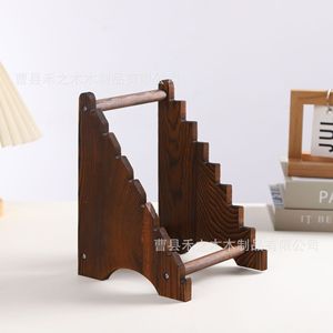 Support de rangement pour couteaux en bois, capacité 10 pièces, pour couteaux de cuisine, outils à fruits, organisation des couteaux - Product Image 1