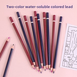 Nouveaux crayons de couleur bicolores hydrosolubles créatifs, crayons de dessin pour enfants et étudiants, crayons de couleur personnalisés, vente en gros d'usine - Product Image 6