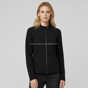 Chaqueta Ligera Impermeable con Cuello Alto Personalizada para Mujer - Product Image 1