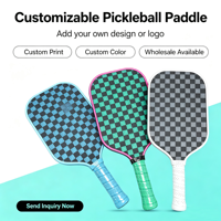Raquette de pickleball BeiKaLen personnalisée de haute qualité en fibre de carbone 3K 12K 18K avec noyau en mousse EVA, OEM ODM, logo personnalisé, vente en gros, raquette de sport