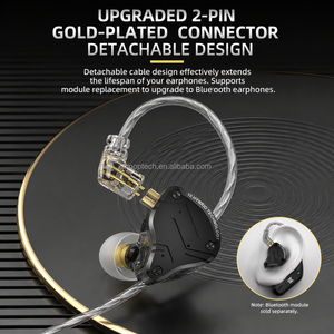 <span class=keywords><strong>KZ</strong></span> ZS10 <span class=keywords><strong>PRO</strong></span> X Écouteurs intra-auriculaires hybrides 1DD+4BA pour audiophiles, moniteur intra-auriculaire HiFi Bass, câble détachable, casque filaire 3,5 mm Type-C - Product Image 6