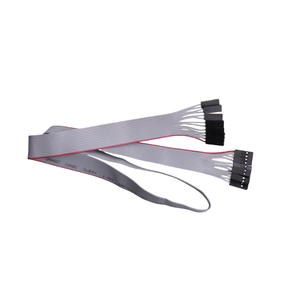 Câble plat 2.54mm connecteur de boîtier DuPont inverse 14Pin assemblage de câble plat gris - Product Image 3