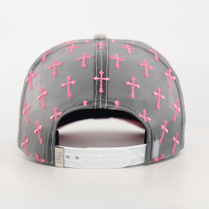 Casquettes brodées TCAP Chine, casquette personnalisée, 5 panneaux, sergé de coton, snapback - Product Image 4