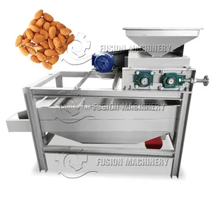Automatic Hazelnut Peeling Almond Breaker Sheller Processing Palm Kernel Crushing Huller Husker Pistachio Cracking Machine Price