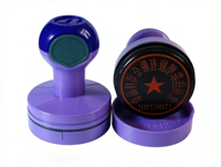 Série JL - Tampon flash pré-encré violet photosensible avec étui de protection en plastique vierge
