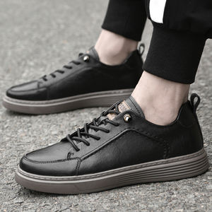 Chaussures de ville pour hommes, nouvelle collection automne, tendance affaires, rehaussantes, basses blanches, sport et décontractées - Product Image 5