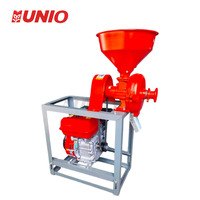 Vente directe d'usine, machine à moudre la farine agricole, machine à moudre la farine, machine à pulper avec moteur à essence
