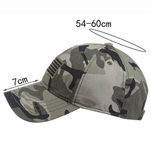 Casquette de baseball tactique en coton brodé à 6 panneaux vert jungle, ajustable, pour sports nautiques et course à pied, vente en gros - Product Image 3