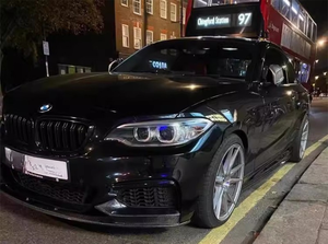 Lèvre avant en fibre de carbone style M Sport MP pour pare-chocs avant BMW Série 2 F22 2014-2019 - Product Image 6
