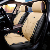 Vente en Gros Usine Housses de Siège de Voiture en Cuir Luxe Haute Qualité Coussin Polo Golf CC Jeu Complet Compatible Airbag Ajustement Universel
