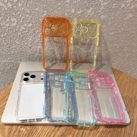 Coque de protection transparente arc-en-ciel style Bestie pour iPhone 18 Pro Max, compatible avec les modèles iPhone 17, 16, 15, 14, 13