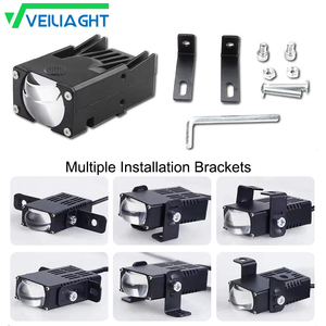 Nouvelles Phares Universelles Bi-LED <span class=keywords><strong>à</strong></span> Lentille de Projecteur pour Moto, Feux de Conduite, Feux de Travail, Feux Antibrouillard, Remplacement d'Ampoules - Product Image 5
