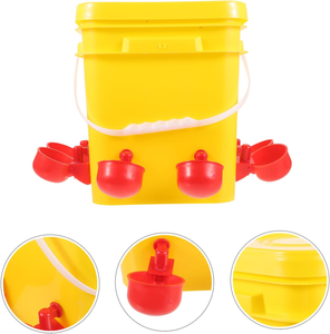 Caliente <span class=keywords><strong>DIY</strong></span> plástico pollo alimentador cubos aves de corral Auto comederos bebederos de animales para pollo - Product Image 3
