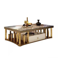 Meilleure vente en 2023, tiroir rectangulaire pour thé, Table basse CF007