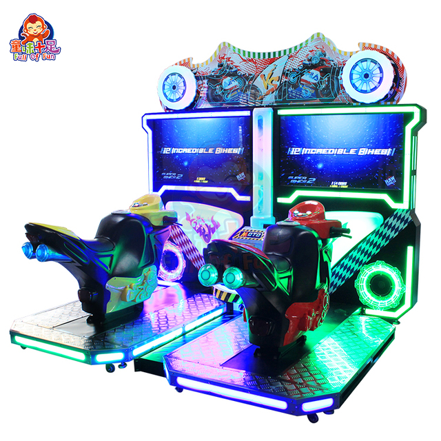 Arcade Racing Games Arcade Double Flame Motorcycle Driving Racing Machine Coin Operated Games