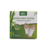2025 Meilleures ventes Vinaigre de bambou Gingembre Japonais Detox Foot Patch Tampons en bambou