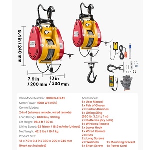 Torno Eléctrico Portátil de 300 kg Directo de Fábrica 220v/110v Nuevo con Logotipo Personalizado, Cable Metálico y Garantía de 1 Año - Product Image 3